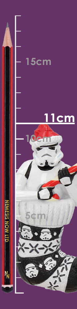 Stormtrooper in Stocking Hanging Ornament 11.5cm