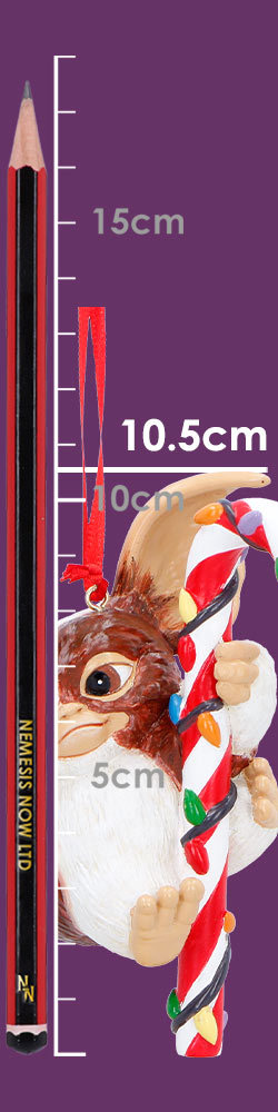 Gremlins Gizmo Festive Candy Cane Hanging Ornament Gremlins Gizmo Festive Candy Cane Hanging Ornament