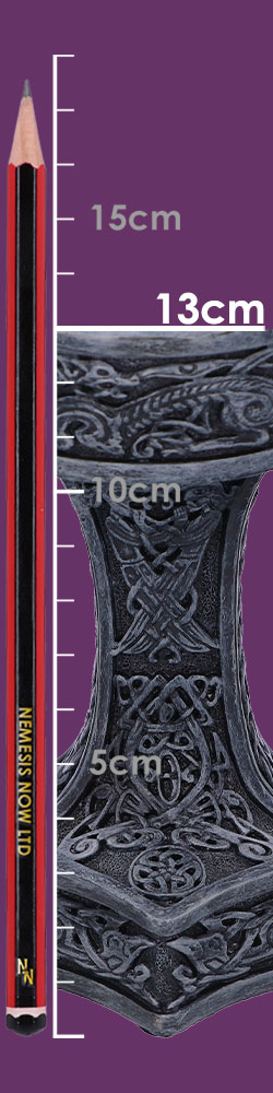 Thor's Hammer Tea Light Holder 18.5cm