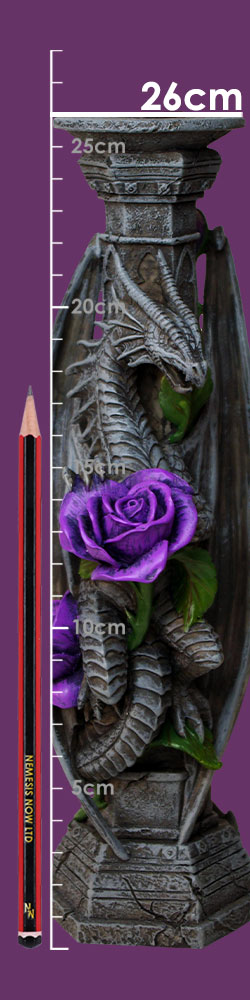 Dragon Beauty Candle Stick (AS) 25cm