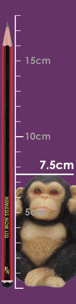 Three Wise Chimps 8cm