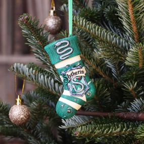 Harry Potter Slytherin Stocking Hanging Ornament