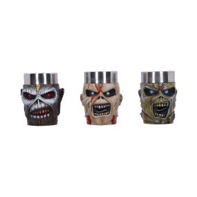 Iron Maiden Eddie Shot Glass Set 9cm Band Licenses Band Merch Product Guide