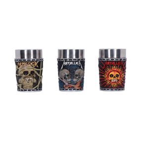 Metallica Shot Glass set 8.5cm Band Licenses Top 200