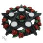 Pentagram Rose Tealight Holder 29.5cm Witchcraft & Wiccan Wiccan & Witchcraft