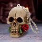 Rose From The Dead Keyrings (Pack of 6) 4.6cm Skulls Stock Arrivals