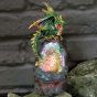 Emerald Crystal Guard Dragons Statues Medium (15cm to 30cm)
