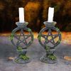 Wiccan Pentagram Candlesticks 15cm (Set of 2) Witchcraft & Wiccan Back in Stock