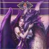 Dragon Sanctuary Embossed Purse (JR) 18.5cm Dragons April Flash Sale Day 4