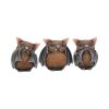 Three Wise Bats 8.5cm Bats Halloween Highlights Figurines