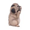 Three Wise Pugs 8.5cm Dogs Gifts Under £100