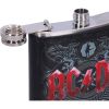 ACDC Black Ice Hip Flask Band Licenses Stock Arrivals