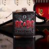 ACDC Black Ice Hip Flask Band Licenses Stock Arrivals