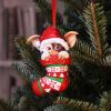 Gremlins Gizmo in Stocking Hanging Ornament 12cm Fantasy Christmas Product Guide