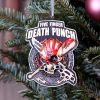 Five Finger Death Punch Hanging Ornament 9.5cm Band Licenses Last Chance to Buy