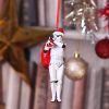 Stormtrooper Santa Sack Hanging Ornament 13cm Sci-Fi Flash Sale Licensed
