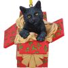 Present Cat Hanging Ornament (LP) 9cm Cats Gifts Under £100