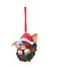 Gremlins Gizmo in Wreath Hanging Ornament 10cm Fantasy Gifts Under £100