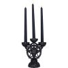 Baphomet's Radiance Candelabra 46cm Baphomet Gothic Product Guide