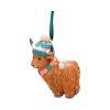 Winter Highland Cow Snowfall Hanging Ornament Unspecified Out Of Stock