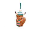 Winter Highland Cow Snowfall Hanging Ornament Unspecified Out Of Stock
