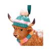 Winter Highland Cow Snowfall Hanging Ornament Unspecified Out Of Stock