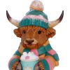 Winter Highland Cow Hot Cocoa Animals Out Of Stock