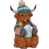 Winter Highland Cow Hot Cocoa Animals Out Of Stock