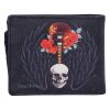 Rock and Roses Wallet 11cm Skulls Back in Stock