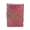 Double Dragon Leather Embossed Journal & Lock Dragons Dragons