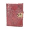 Double Dragon Leather Embossed Journal & Lock Dragons Dragons