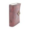 Pentagram Leather Embossed Journal & Lock Witchcraft & Wiccan Gifts Under £100