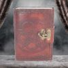 Pentagram Leather Embossed Journal & Lock Witchcraft & Wiccan Gifts Under £100