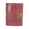 Pentagram Leather Journal w/lock 15 x 21cm Witchcraft & Wiccan Stock Arrivals