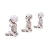 Three Wise Skellywags 13cm (Set of 3) Skeletons Statues Small (Under 15cm)