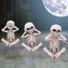 Three Wise Skellywags 13cm (Set of 3) Skeletons Gifts Under £100