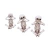 Three Wise Skellywags 13cm (Set of 3) Skeletons Gifts Under £100