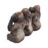 Three Wise Gorillas 13cm Apes & Primates Statues Small (Under 15cm)
