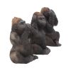 Three Wise Gorillas 13cm Apes & Primates Gifts Under £100