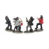 One Hell Of A Band! (Set 4) 10cm Skeletons Statues Small (Under 15cm)
