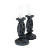 Aged Pentagram Candlesticks 13.4cm Witchcraft & Wiccan April Flash Sale Day 3