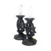 Aged Pentagram Candlesticks 13.4cm Witchcraft & Wiccan April Flash Sale Day 3