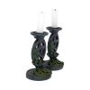 Aged Pentagram Candlesticks 13.4cm Witchcraft & Wiccan Gifts Under £100