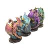 Geode Keepers (set of 4) 12cm Dragons Statues Small (Under 15cm)