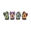 Geode Keepers (set of 4) 12cm Dragons Statues Small (Under 15cm)