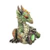 Malachite 13cm Dragons Statues Small (Under 15cm)