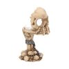 Deliberation Tealight Holder 15.5cm Skulls Gifts Under £100