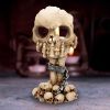 Deliberation Tealight Holder 15.5cm Skulls Gifts Under £100