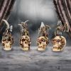 Mind Machines 10.5cm (Set of 4) Skulls Stock Arrivals