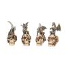Mind Machines 10.5cm (Set of 4) Skulls Stock Arrivals